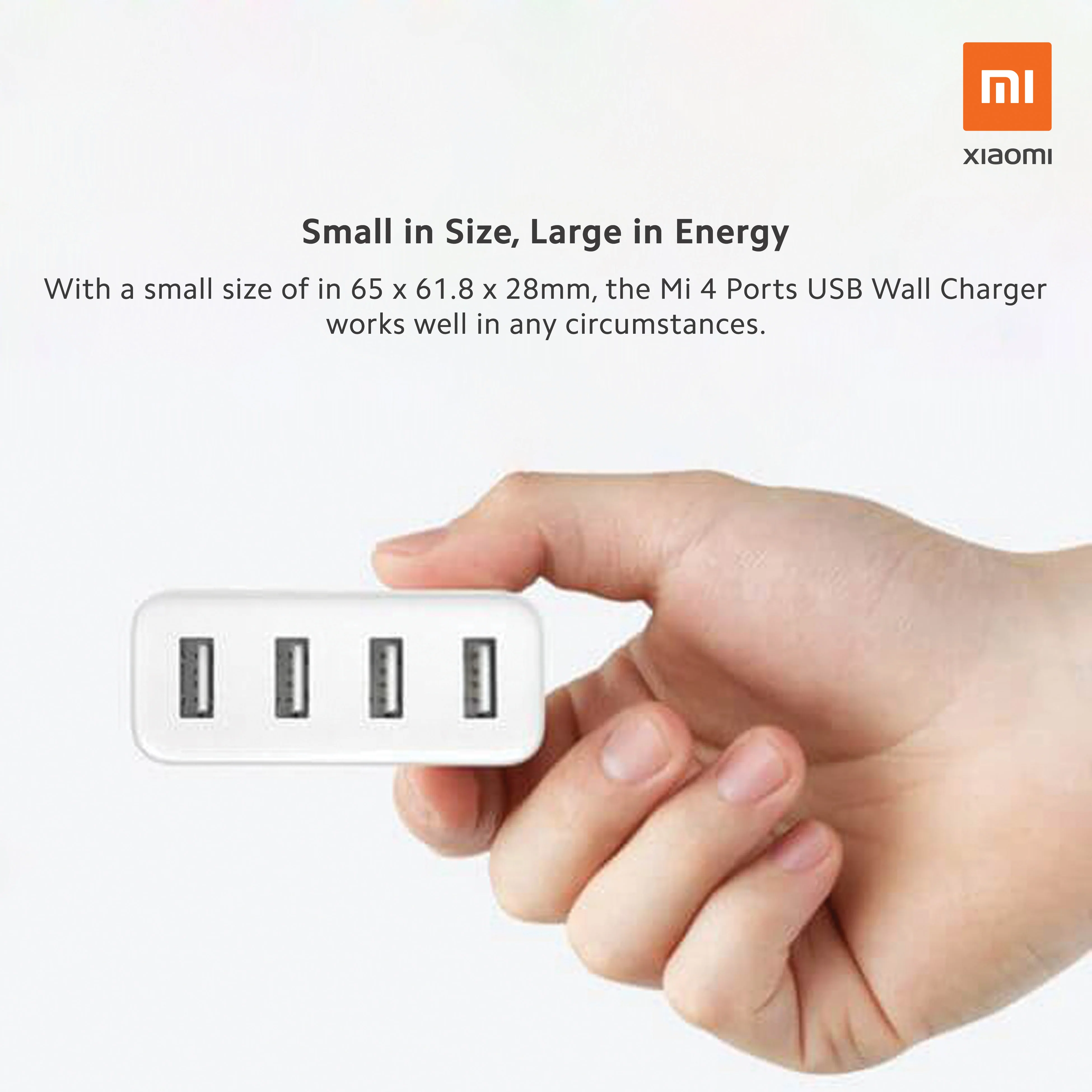 Mi 4 Ports USB Wall Charger - Image 5