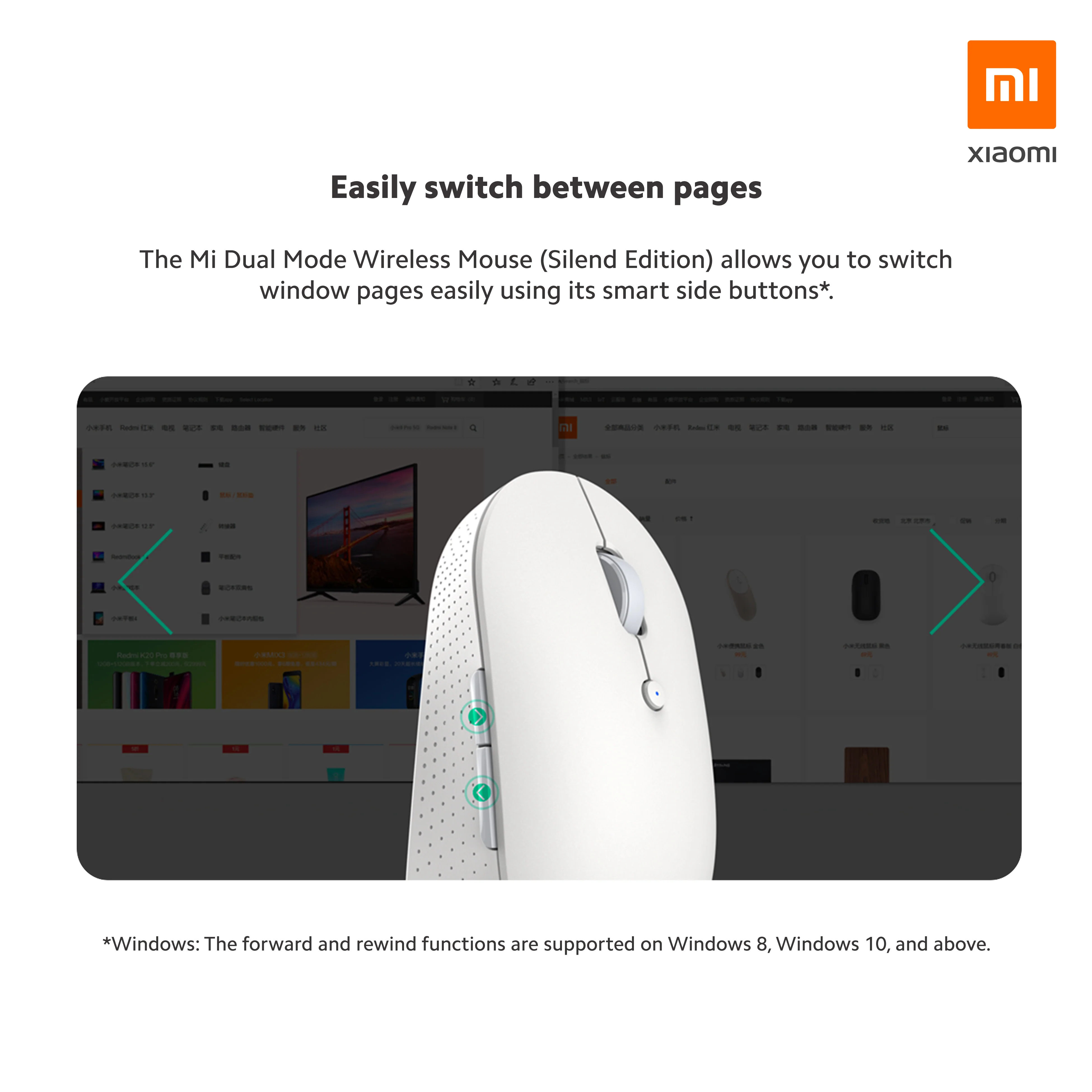 Mi Dual Mode Wireless Mouse Silent Edition - Image 6