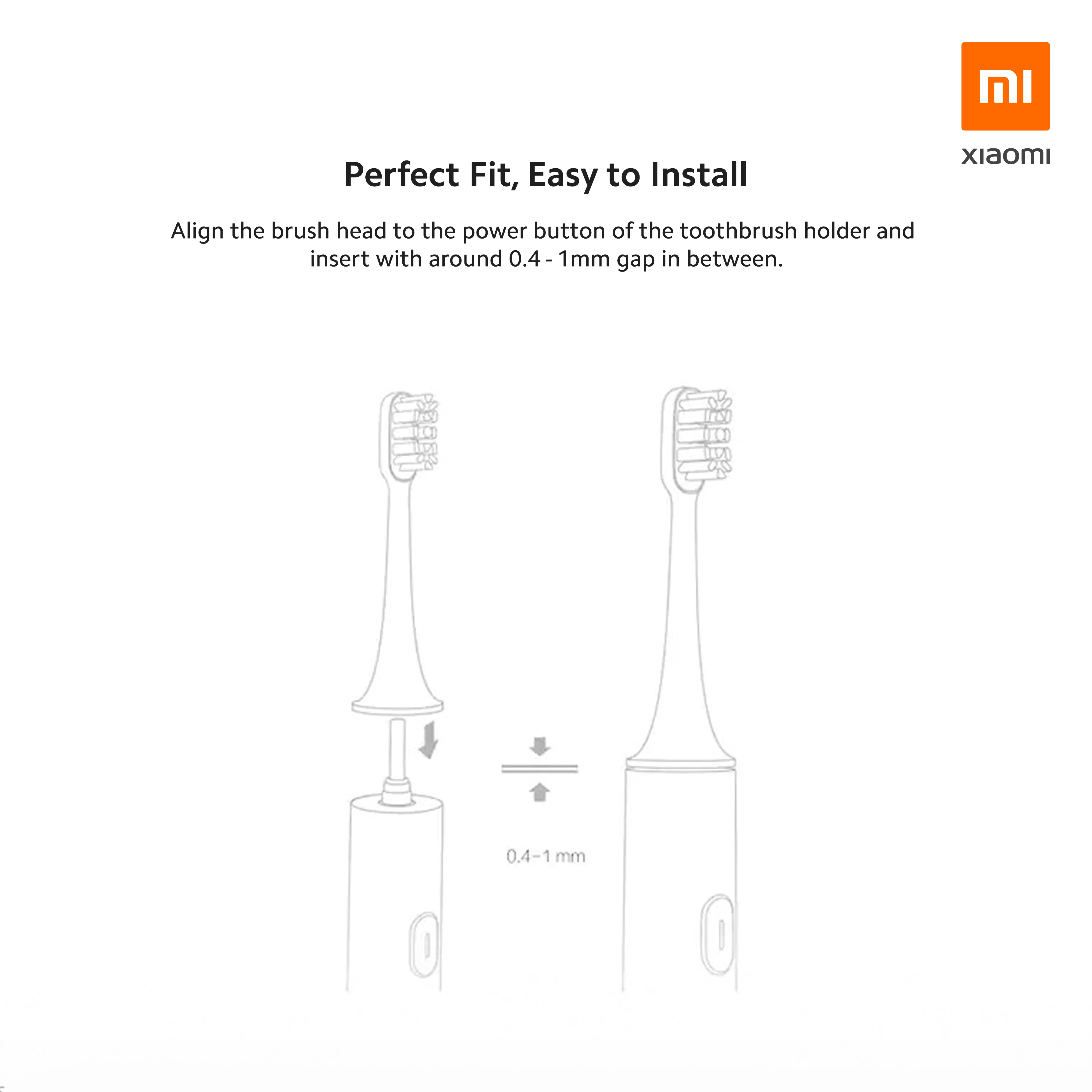 Xiaomi Mi Electric Toothbrush Head 3-pack - Image 11