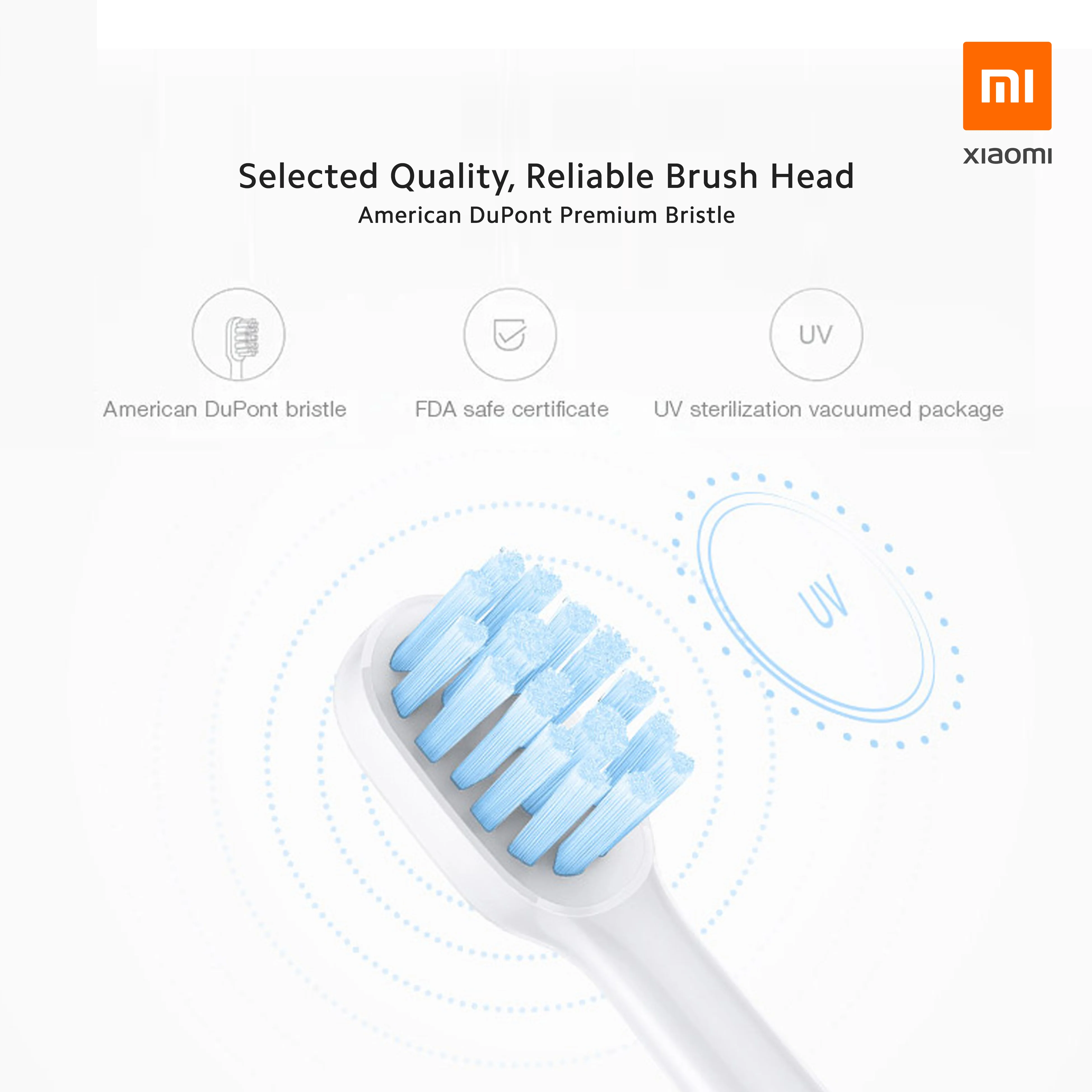 Xiaomi Mi Electric Toothbrush Head 3-pack - Image 6