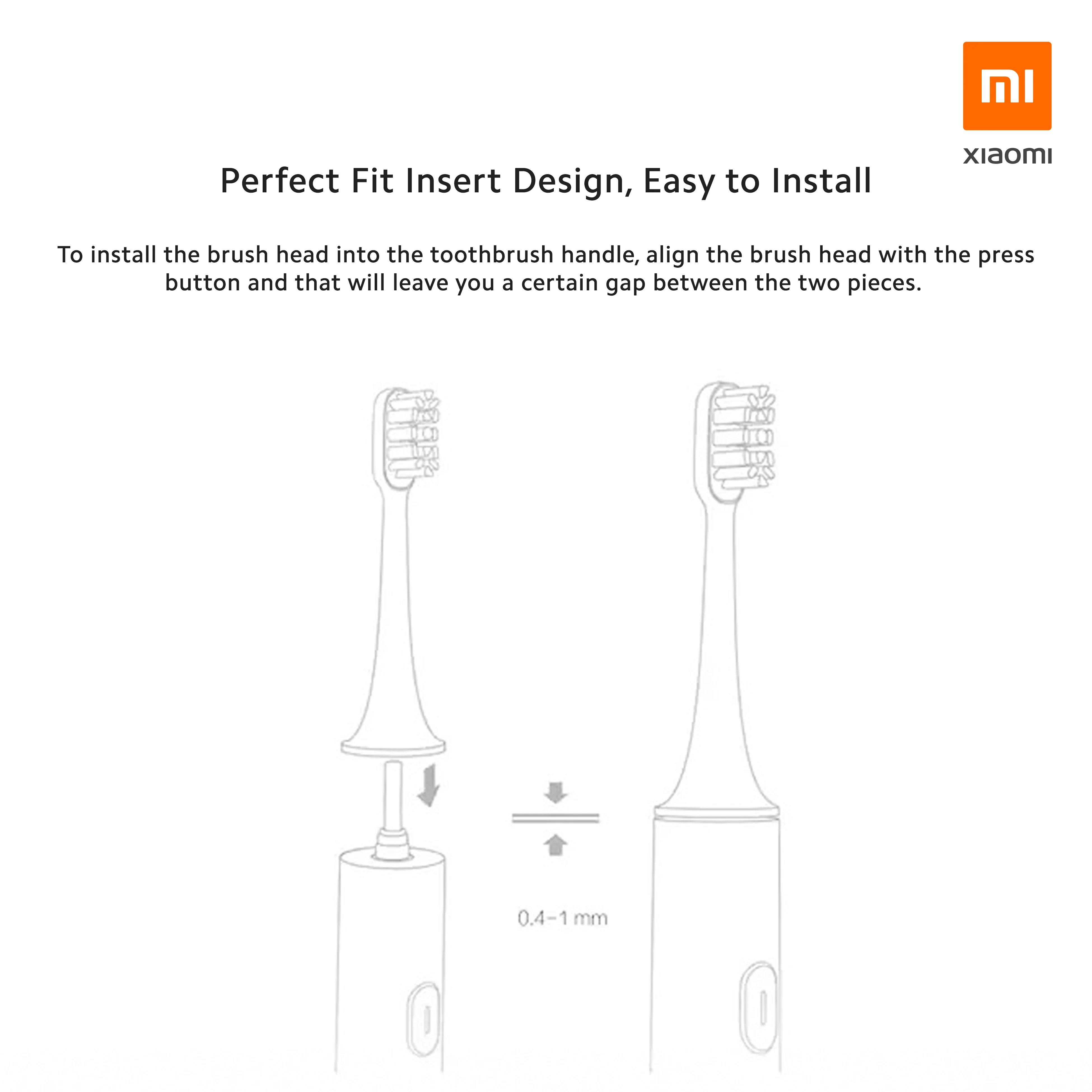 Xiaomi Mi Electric Toothbrush Head 3-pack - Image 7