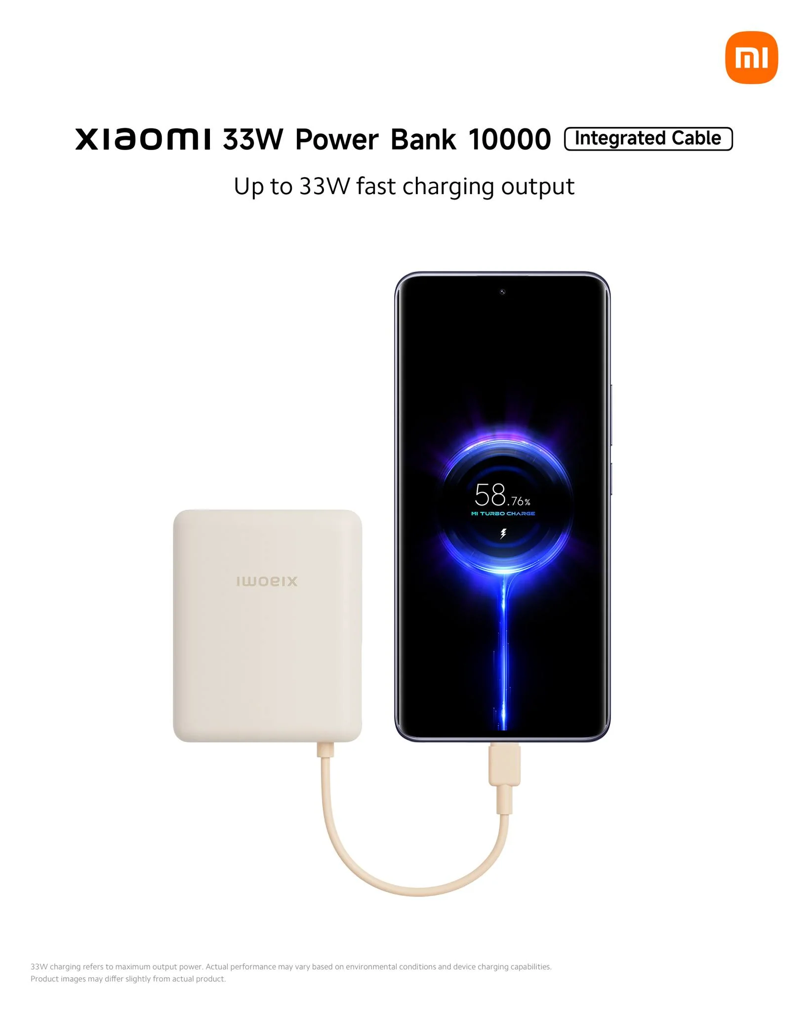 Xiaomi 10000mAh Power Bank 33W Integrated Cable - Image 7