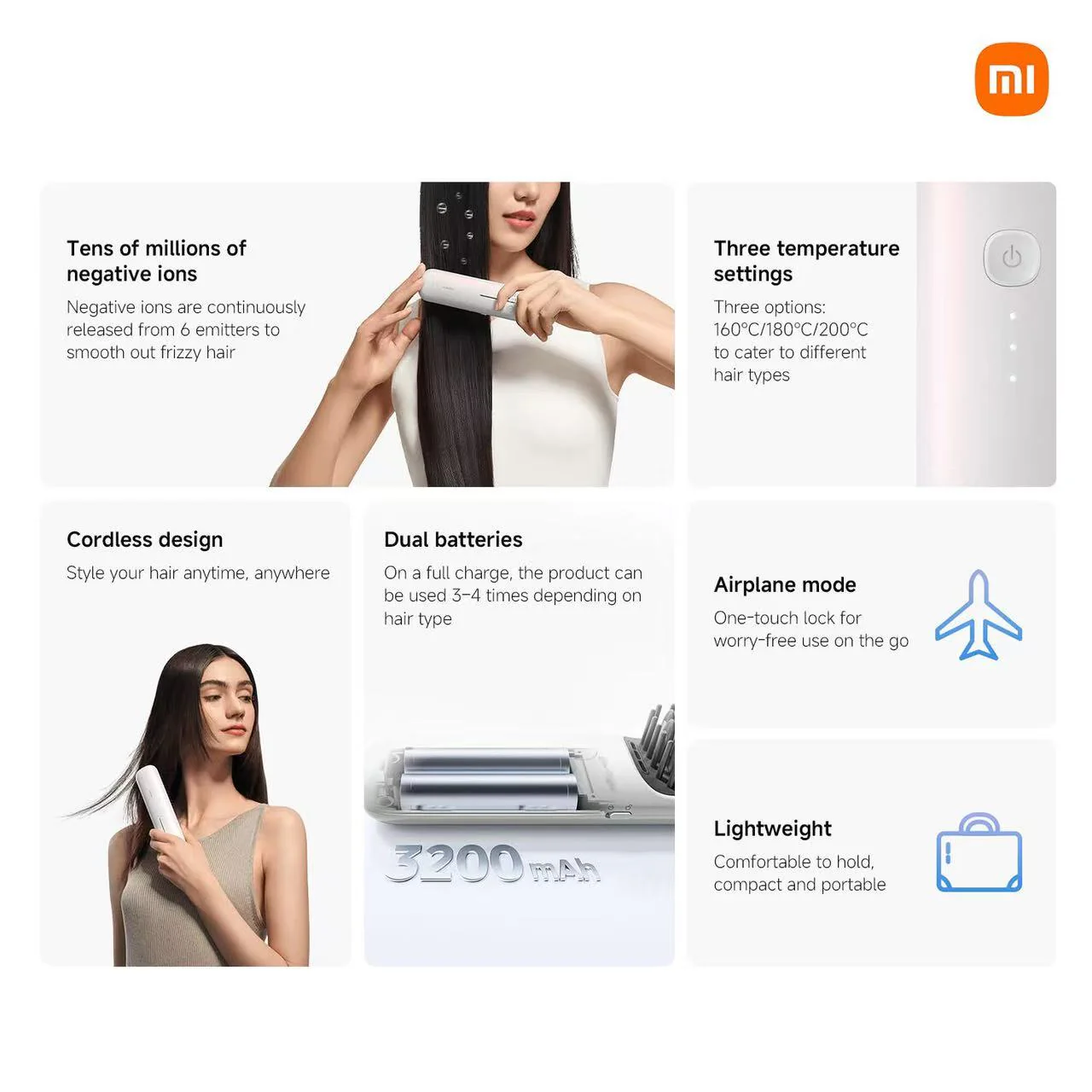 Xiaomi Cordless Hair Straightener Brush - Image 5